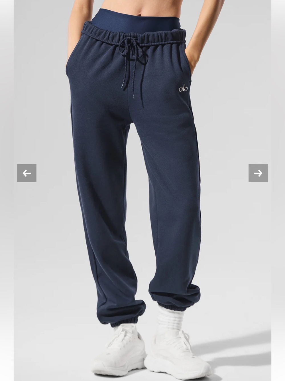 Alo joga Accolade Sweatpant navy  size L
